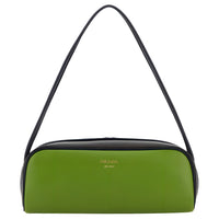 PRADA Calfskin Shoulder Bag Women's Green