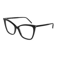 SAINT LAURENT Acetate Cat Eye Eyeglass Frames Women's Black