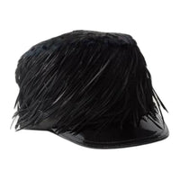 PRADA Cotton Fabric Baseball Caps Women's Black