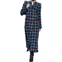 CHANEL Coats Women's Blue