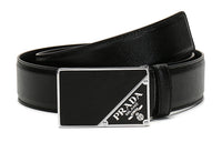 PRADA Smooth Buckle Men's Width 3.5 Cm