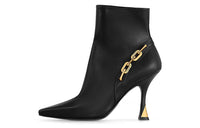 LOUIS VUITTON Sparkle Ankle Boots Women's Black
