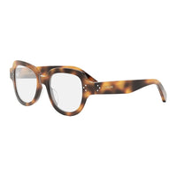CELINE Acetate Irregular Shape Eyeglass Frames Women's Tortoiseshell