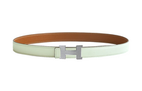 HERMES Constance Leather Belts Women's Bubble Green/Gold