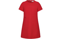 DIOR Straight Dress Short-Sleeved Dresses Women's Red