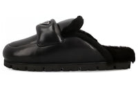 PRADA Padded Leather Mules