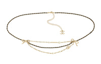 CHANEL Waist Chains Women's Gold/Black
