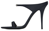 SAINT LAURENT 120mm Satin Leather Mules