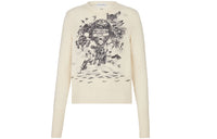 DIOR Quarterly New Products Cashmere Sweaters Women's Ecru