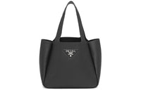 PRADA Dynamique Calfskin Handbag Women's Black