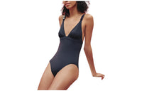 HERMES SS23 One piece Swimsuit Women's Marine Blue