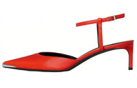 CELINE Slim Heel High Heels Women's Red