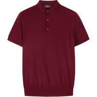 Loro Piana Polo Shirt Men's Red Ink-Wash