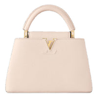 LOUIS VUITTON Capucines Leather Shoulder Bag Crossbody Bag Handbag Small Size Women's Pink
