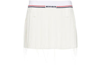 MIU MIU Casual Short Skirts Women's White
