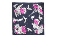 SAINT LAURENT Pre Owned 1990s Graphic print Silk Scarf