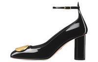 DIOR Chunky Heel High Heels 8cm Women's Black