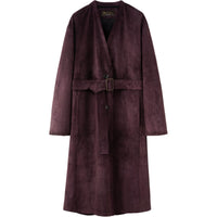 Loro Piana Coats Women's Dark Burgundy
