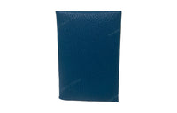 HERMES Calvi Sheepskin Card Holder Women's Strait Green/Pink