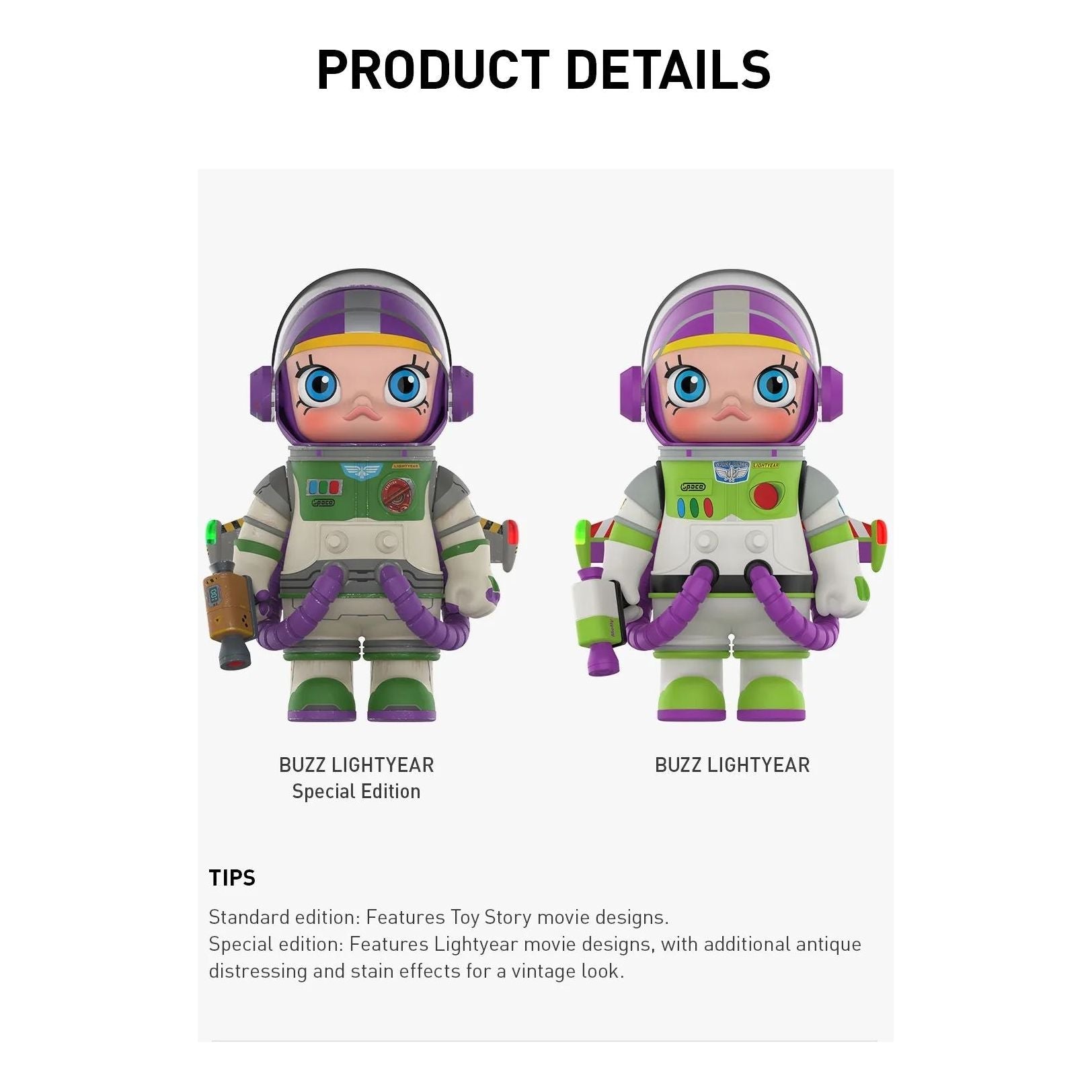 Pop Mart x Disney Mega Space Molly 1000% Buzz Lightyear Special Edition Figures PPMT-2509-0013-957547281