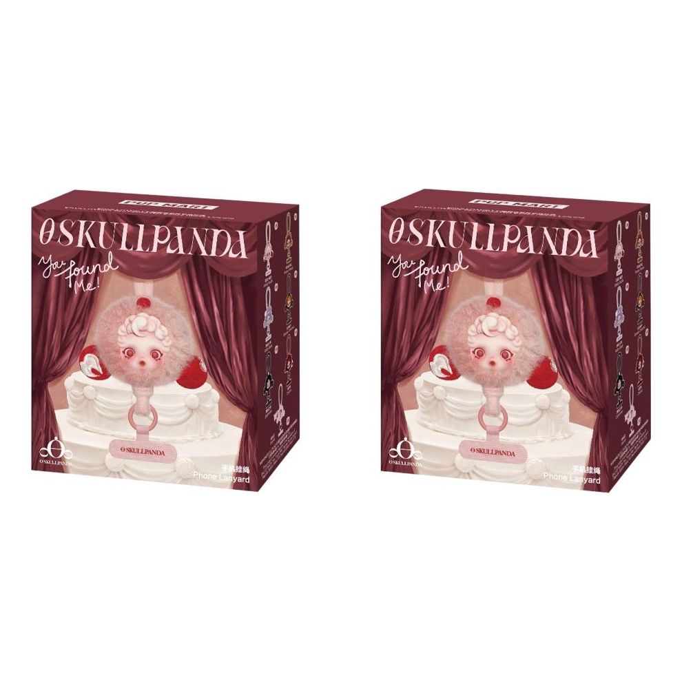 Pop Mart Skullpanda You Found Me Cell Phone Lanyard Sealed Case (2 Blind Boxes) PPMT-2509-0019-957772873