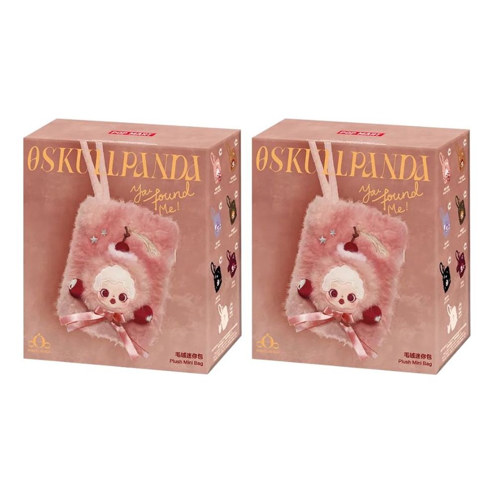 Pop Mart Skullpanda You Found Me Plush Mini Bag Sealed Case (2 Blind Boxes) PPMT-2509-0020-957773241