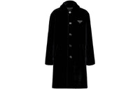 PRADA Triangle-logo Shearling Coat