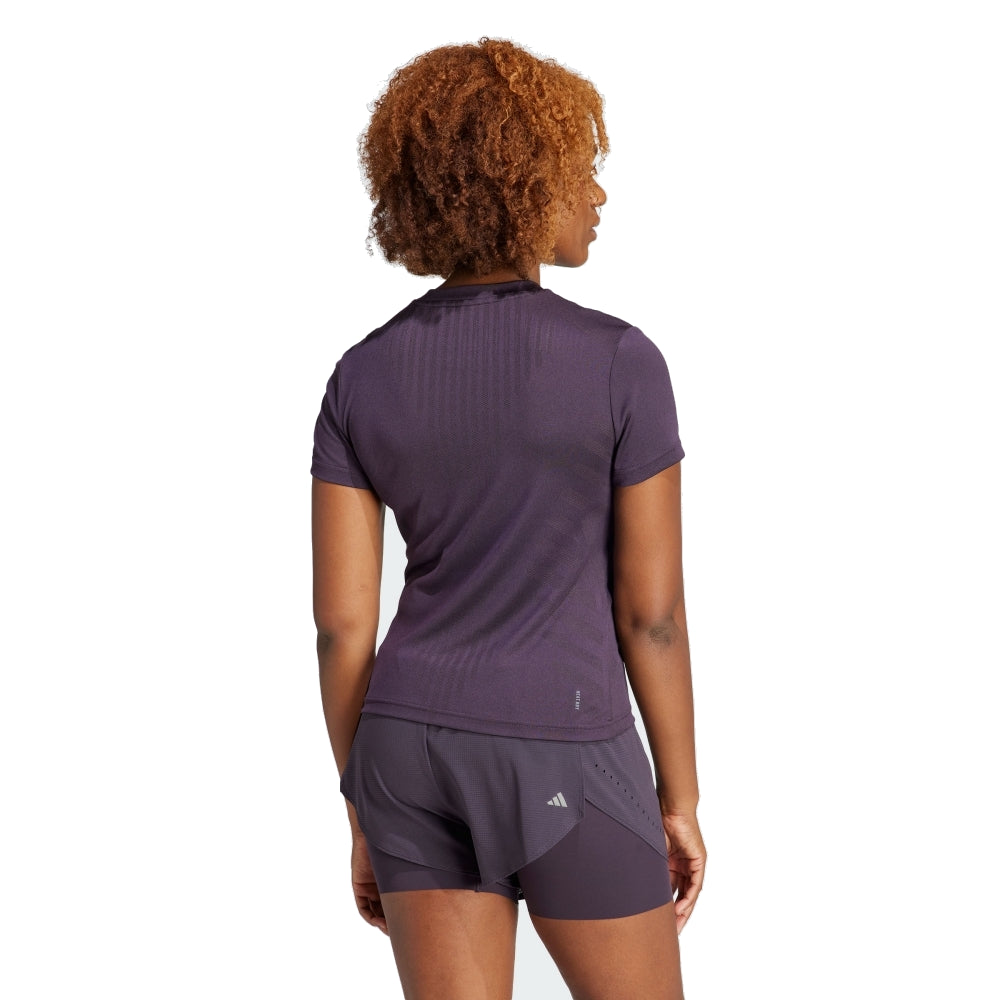 (WMNS) adidas HIIT Airchill Training T-Shirt Asia Sizing 'Purple' IP9658
