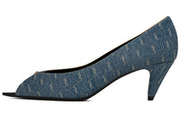 SAINT LAURENT Monogram-pattern Open-toe Sandals