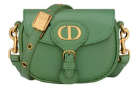DIOR Bobby Smooth Finish Cow Leather Shoulder Bag Crossbody Bag Extra Mini Women's Jade Green