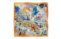 HERMES Silk Scarves Women's Multicolor