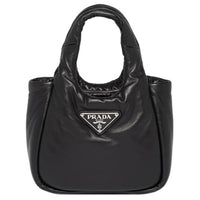PRADA Small Padded Soft Nappa Leather Bag Black