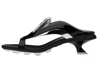 MIU MIU Slide Slippers Women's Black