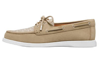DIOR Granville OBLIQUE Boat Shoes Men's Brown
