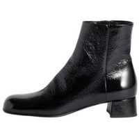 MIU MIU Naplak Ankle Boots 3.5cm Women's Black