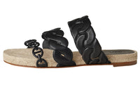HERMES Gwen Stylish Sandals Women's Black