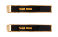 MIU MIU Metal Hair Clips Women's