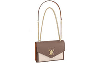 LOUIS VUITTON Troca Soft Grain Calfskin Shoulder Bag, Crossbody Bag Women's