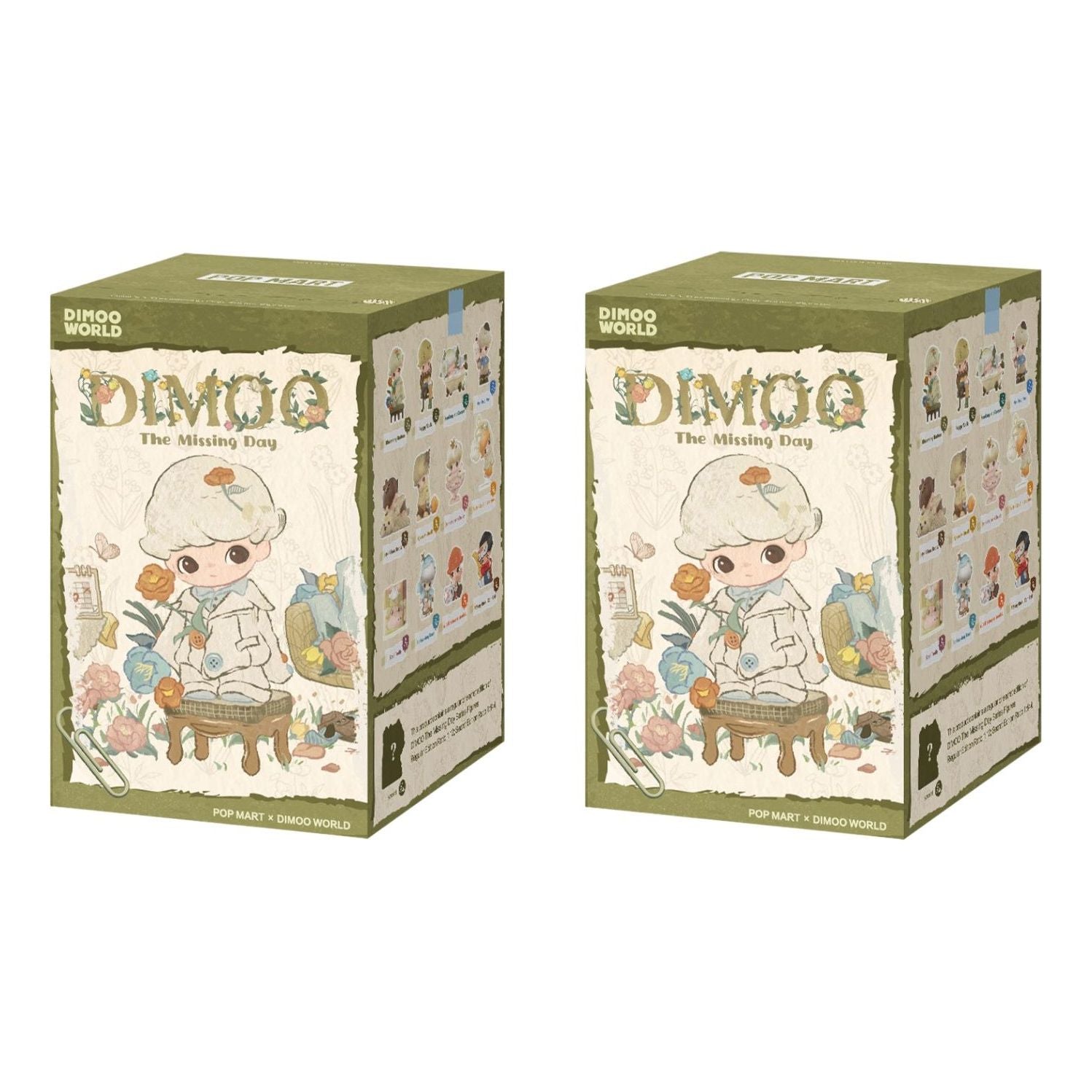 Pop Mart Dimoo The Missing Day Figures Sealed Case (2 Blind Boxes) PPMT-2509-0050-962549397