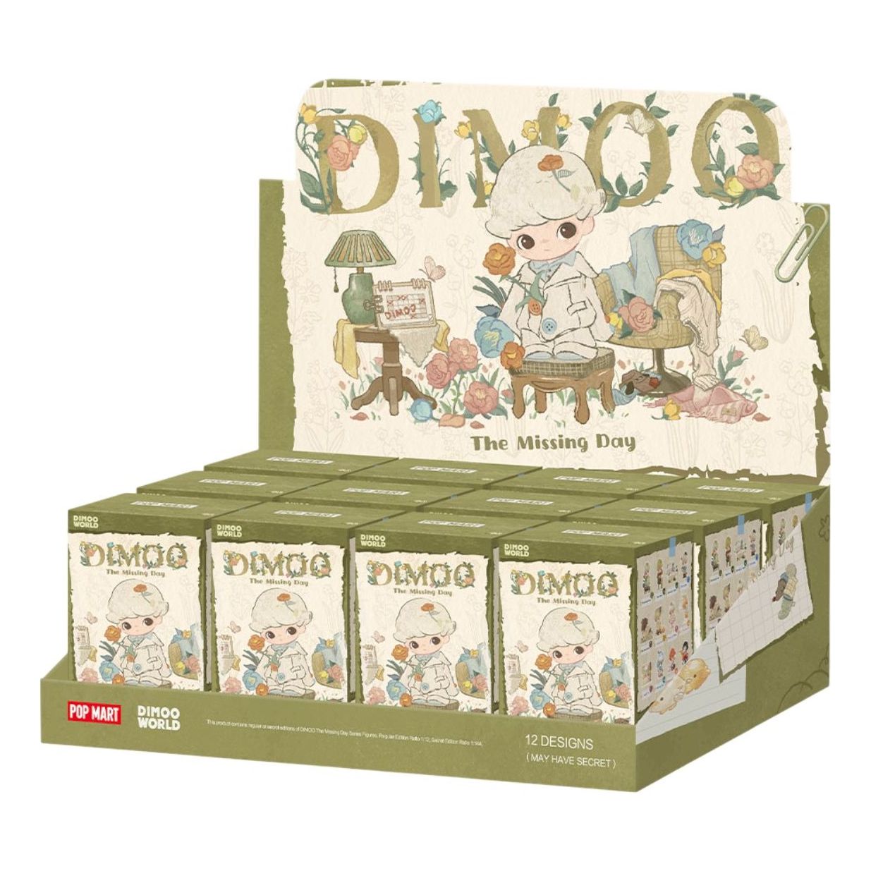 Pop Mart Dimoo The Missing Day Figures Sealed Case (12 Blind Boxes) PPMT-2509-0050-962549398