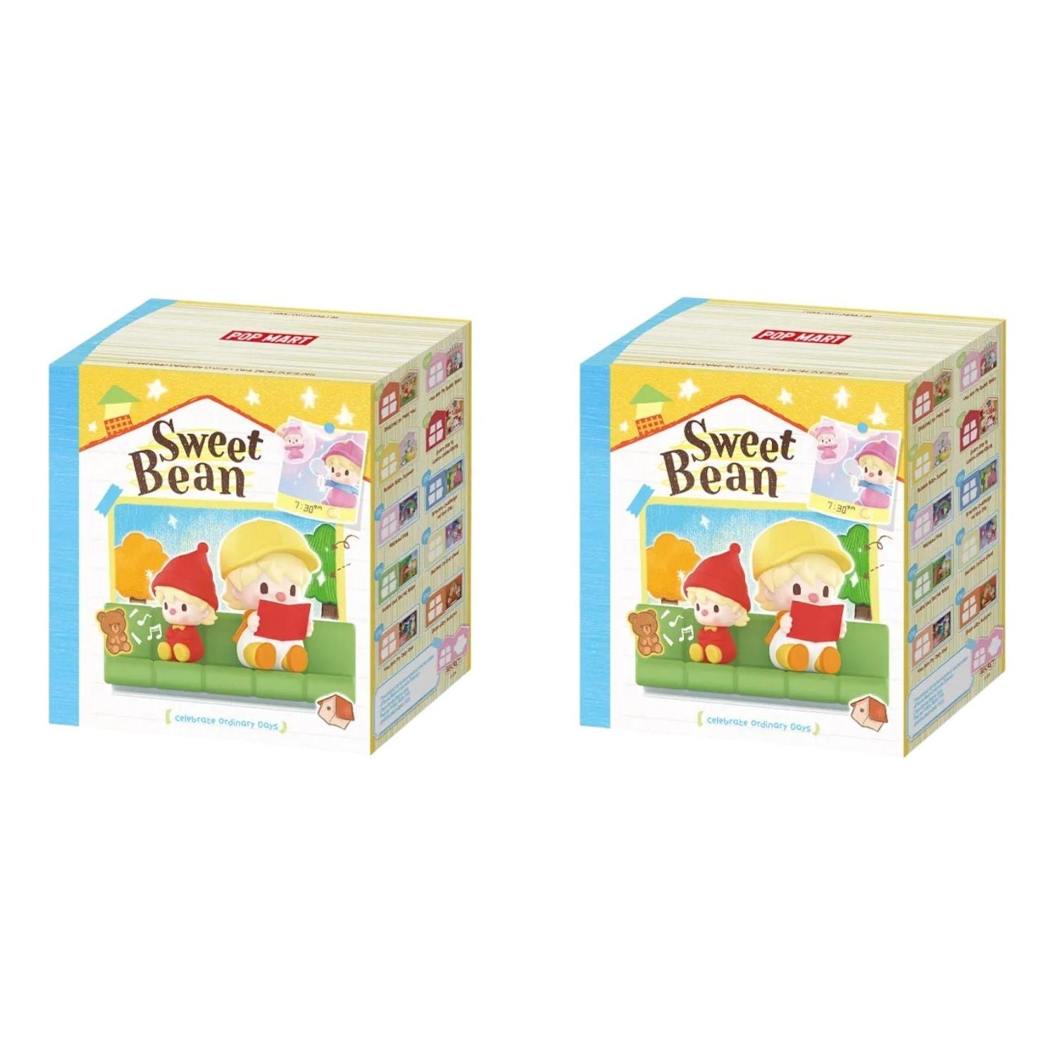 Pop Mart Sweet Bean Celebrate Ordinary Days Series Sets Sealed Case (2 Blind Boxes) PPMT-2509-0046-962582375