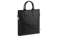 LOUIS VUITTON Leather Shoulder Bag Crossbody Bag Handbag Men's Black