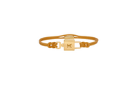 LOUIS VUITTON Metal, Calfskin Bracelets Women's Gold