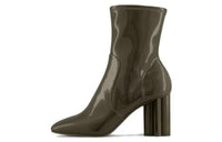 LOUIS VUITTON Silhouette Ankle Boots 8cm Women's Dark Green