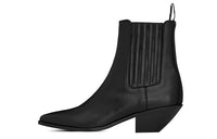 SAINT LAURENT West Short Chelsea Boots Women's Black