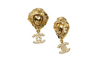 CHANEL Earrings Women's Gold