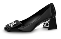 Yayoi Kusama x LOUIS VUITTON Shake Chunky Heel High Heels Women's Black