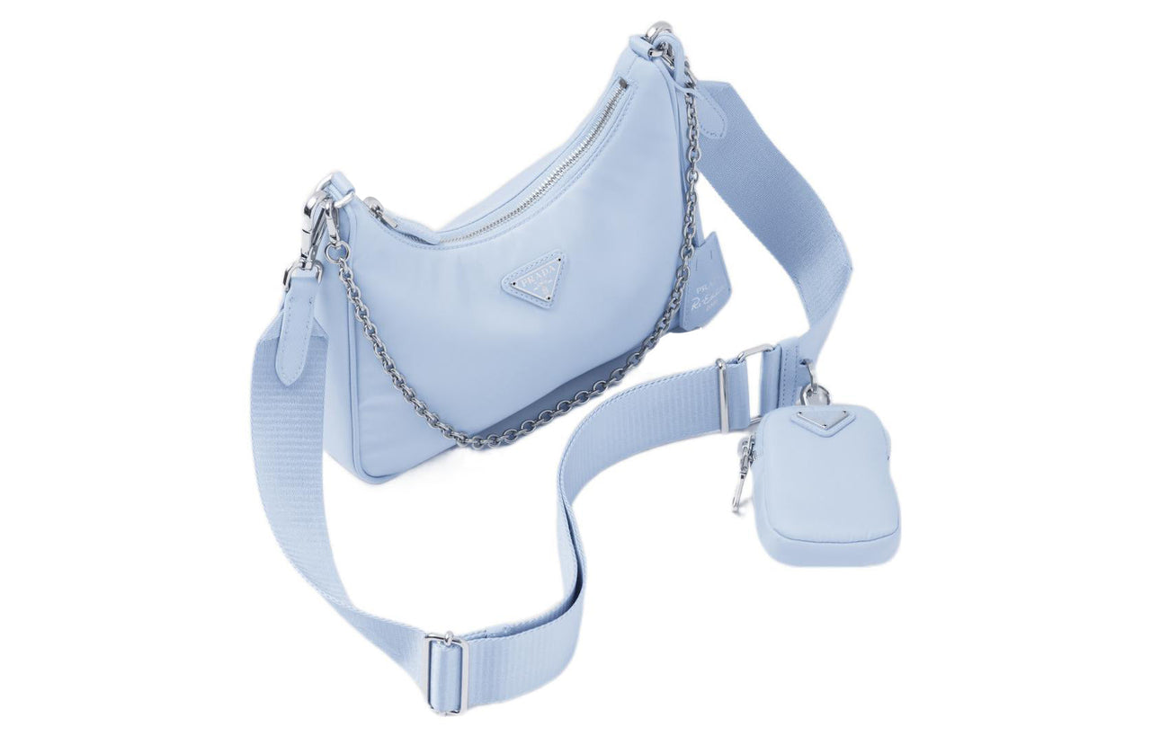 PRADA 2005 Shoulder Bag Light Blue