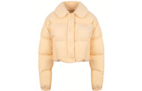 MIU MIU Down Jacket Winter Women's Beige Yellow