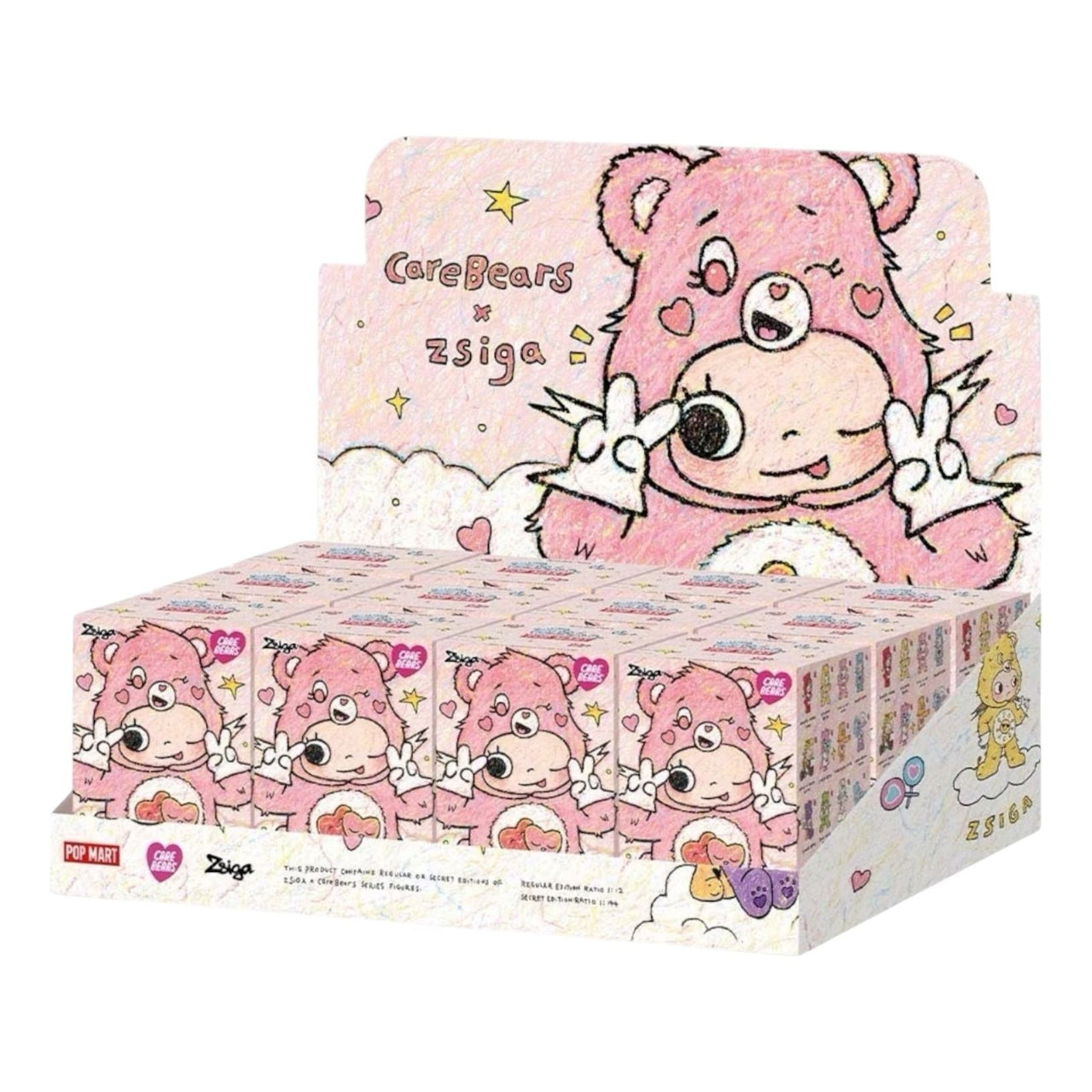 Pop Mart x Zsiga Care Bear Figures Sealed Case (12 Blind Boxes) PPMT-2509-0070-967468200